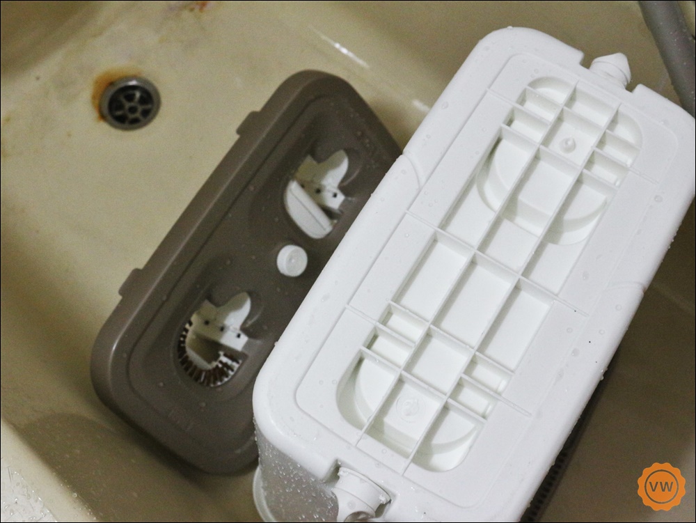 佶之屋 吸刮拖 膠棉拖把組：一拖即淨，免手洗創新雙槽設計 清洗拖把省時又省力！
