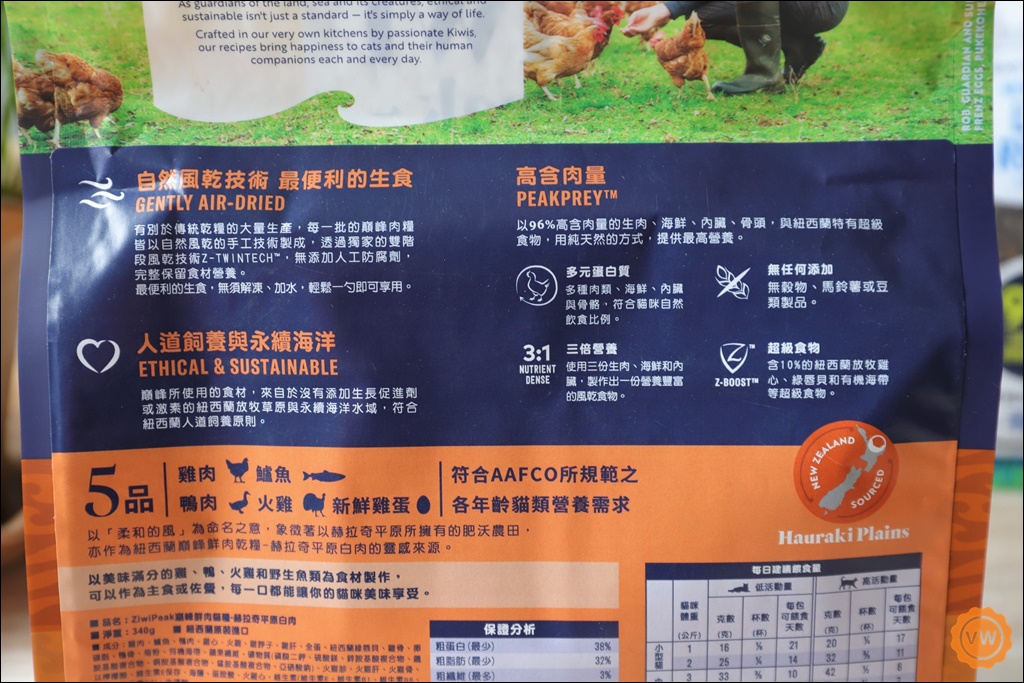 貓飼料推薦│無穀飼料：ZIWI巔峰 - 超能系列-赫拉奇平原白肉