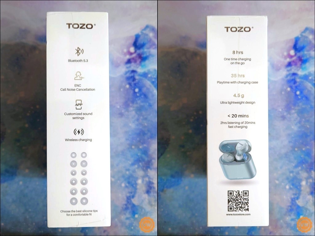 【TOZO 耳機終於來台灣！不用再代購了！】T6S 降噪輕巧真無線藍牙耳機＊冰川藍