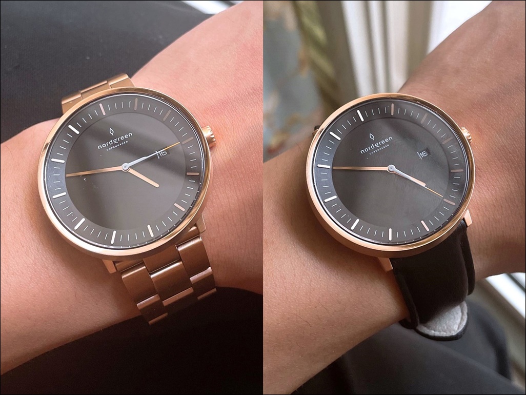 黑五攻略│北歐極簡設計⼿錶│⼿錶推薦：PHILOSOPHER 玫瑰金錶殼 40mm黑色錶盤 玫瑰金3LINK錶帶
